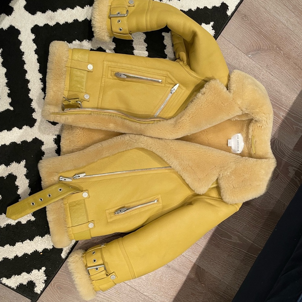 The arrivals NYC moya shearling motorcycle jacket